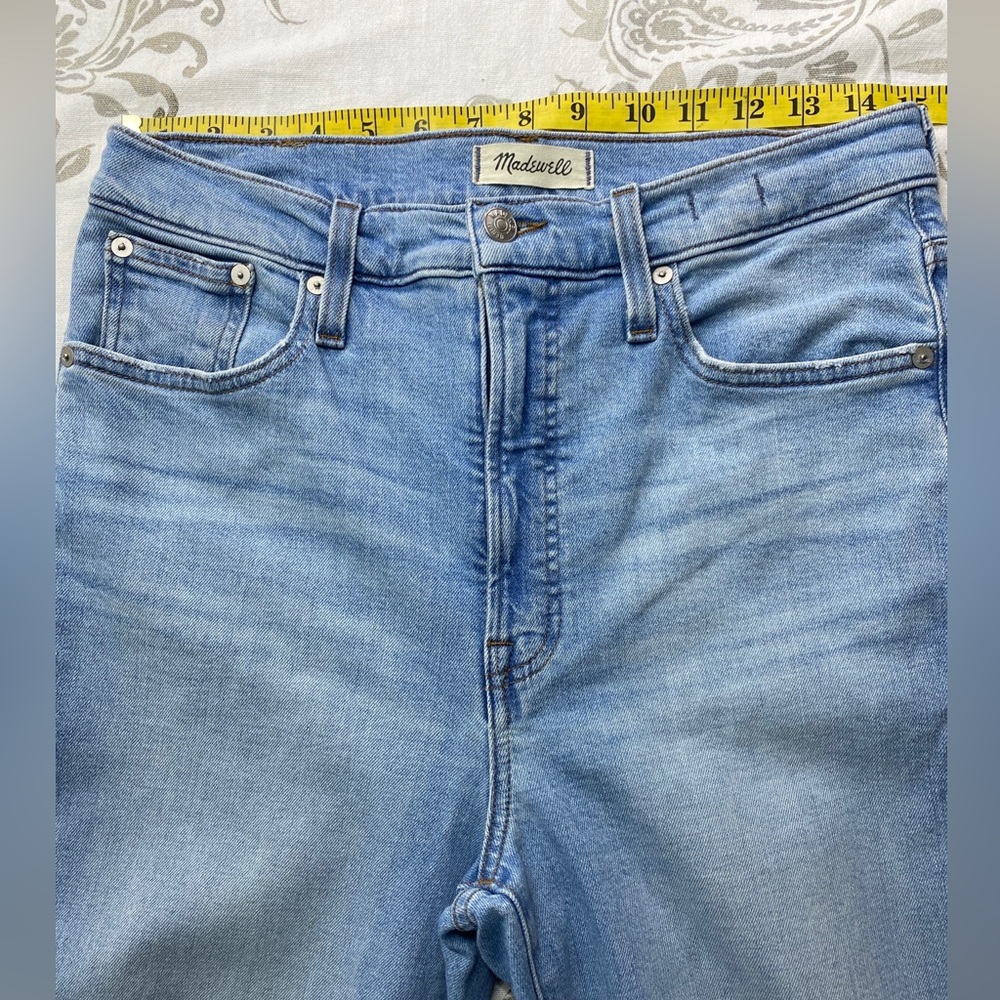 Madewell The Perfect Vintage
Straight Jeans Womens 29 Blue‎ High
Rise Distressed - Picture 4 of 14